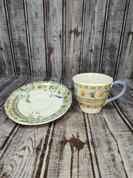 Other | Faiencerie De Gien Raphael Porcelain Tea Cup Saucer ...